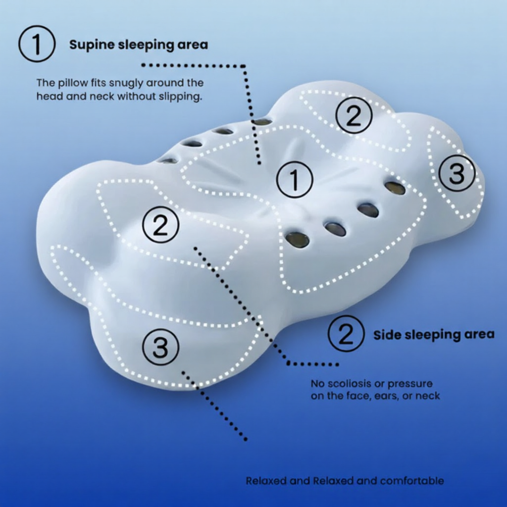 NovaPillow™ Your Deep-Sleep Bridge